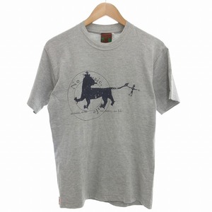 ジョーケイスリーヘイフォード JOE CASELY HAYFORD Tシャツ 半袖 プリント XS グレー /JS 0830 メンズ