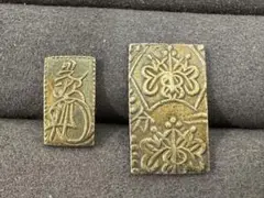 二分判金、天保二朱判金　本物