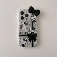 hellokitty  iphoneケース  ハローキティ  リボン付き スマホケース  iphone15proケース  phone14ケース iPhone13promaxケース