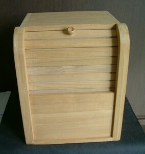 桐製　米びつ　収納ボックス、トールペイント白木素材　