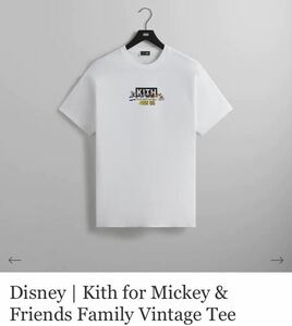 T★稀少サイズ★新品未開封 / 納品書付 ★★ Disney Kith for Mickey & Friends Family Vintage Tee Supreme Box Logo ステッカー２枚