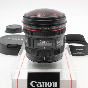 【極美品】 Canon キヤノン EF 8-15mm f4 L USM FISHEYE フィッシュアイCANON キャノン 55003