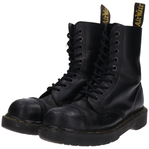 古着 ドクターマーチン Dr.Martens スチールトゥー 10ホールブーツ 英国製 メンズ27.0cm相当 /saa011361