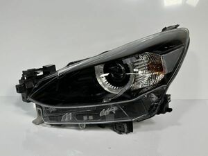 マツダ2 MAZDA2 DJLFS DJLAS DJ5FS 純正 左ライト Assy LED シグネチャーイルミ付 D43P-51-0L0F 100-8N01D DC 美品(補修済み) 管理20598h12