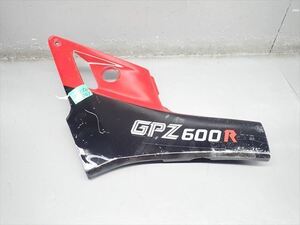 βDD07-1 ホンダ VTZ250 MC15 (S62年式) 絶版！希少！ 純正 サイドカバー サイドカウル 左 破損部有！