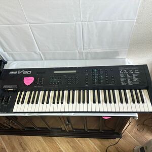 希少！動作品 YAMAHA FM音源 ヴィンテージ シンセサイザー V50 61鍵盤 キーボード ヤマハ フロッピー 