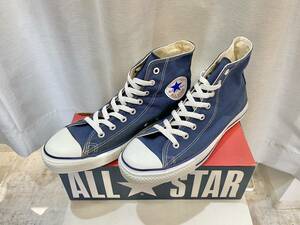 ★☆90s!USA!レア!converse ALL STAR HI 紺 9.5 28cm コンバース オールスター ネイビー ハイカット デッドストック ビンテージ 2311☆★