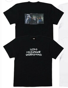 送料無料　NITRO MICROPHONE UNDERGROUND　NMU B+TEE　Tシャツ　XL　NITRICH　ニトロマイクロフォンアンダーグラウンド　自宅保管未使用品