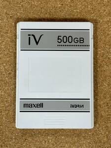 【中古】maxell iVDR-S 500GBx1