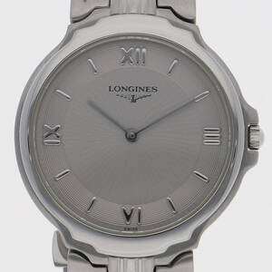 LONGINES ロンジン L5.645.4 シルバーダイヤル SS クオーツ メンズ 【125942】