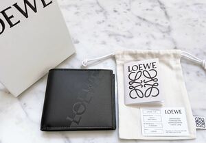 LOEWEロエベ　メンズ　バイカラー　2つ折り財布♪