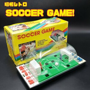 昭和レトロ サッカー ボードゲーム ホッピングゲーム SOCCER GAME 2人用 対戦ゲーム 対象年齢3歳以上 Jリーグ FIFA【80z70】