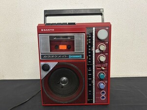 A3　SANYO　サンヨー　PAT-K1　カラオケメイト　昭和レトロ　アンティーク　ヴィンテージ　オーディオ機器　現状品