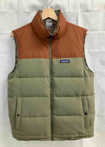 Patagonia パタゴニア 27587 BIVY DOWN VEST ダウンベスト サイズXS セージカーキ ブラウン