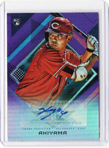 50枚限定！【秋山翔吾 ／ Shogo Akiyama】2020 Topps Fire MLB Baseball 直筆サイン ★ レッズ Reds 広島東洋カープ Carp ★ RC ルーキー