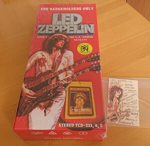 豪華ボックス！！！☆TARANTURA タランチュラ☆ Led Zeppelin “ FOR BADGEHOLDERS ONLY - Special Edition -”(9CD BOXSET）