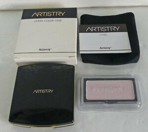 ☆美品!Amway アムウェイ ARTISTRY アーティストリー チークカラー(レフィル) オールオーバーピンク【A-5088-J】専用ケース付 ☆