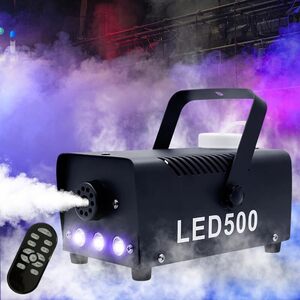 LED500 Sharelife ミニ 500W 赤、緑、青のLEDが変わるフォグマシン 煙霧機 ポータブル 無線赤外線 リモコン