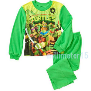 USA購入★★ ニンジャタートルズ 長袖 パジャマ サイズ6/7 120 未使用品 ★★ Teenage Mutant Ninja Turtles Boys Sleepwear