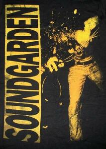 ★サウンドガーデン Tシャツ SOUNDGARDEN Louder Than Love 黒 M 正規品 グランジ nirvana