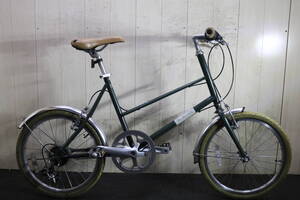 人気良品！cymaサイマ製 mimosa(ミモザ) 20インチ シマノ6速 420mm minivelo GREEN