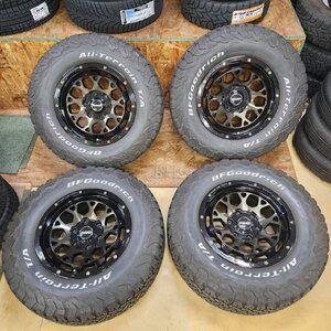 ☆RAYS DAYTONA M9 17インチ 8J ＋20 6H/139.7 265/70R17LT グッドリッチ オールテレーン T/A K02 ランクルプラド 恵庭店 店頭引取可☆