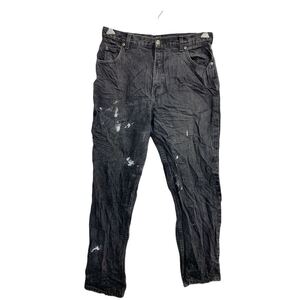 DKNY JEANS デニムパンツ W31 ダナ・キャランニューヨーク レディース ブラック コットン 古着卸 アメリカ仕入 2412-776