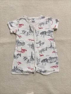 PETIT BATEAU パリ　ロンパース 12m