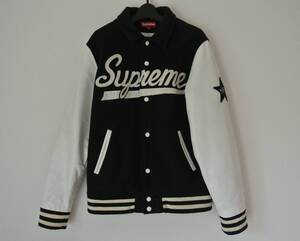 SUPREME シュプリーム 　08AW　 　 Varsity Jacket アームレザー切替 　　ジャケット