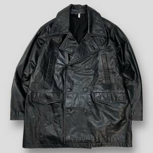 極美品 CCU / シーシーユー 23AW CHARLIE STORM P COAT / カウレザーPコート SH-41-COW 2 SSM3497 レザージャケット ハーフコート