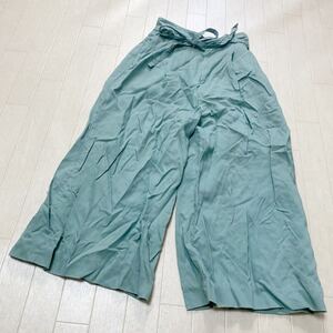 3949☆ UNITED ARROWS GREEN LABEL RELAXING ボトムス カジュアルパンツ ワイドパンツ レディース 36 ブルー