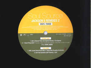 The Jackson 5 Soul Source Jackson 5 Remixes 2 (Vinyl Three) DJ Spinna, DJ Bobo ., スカパラ等、豪華リミキサー陣！！