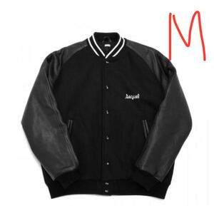 【美中古】黒 M / 21aw sequel STADIUM JUMPER SQ-21AW-JK-08 / シークエル スタジャン Varsity jacket fragment FRGMT 藤原ヒロシ　xxx