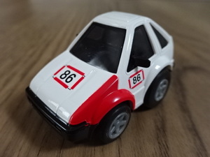 チョロＱ トヨタ スプリンター トレノ レーシング ハチロク ミニカー CHORO Q TOYOTA SPRINTER TRUENO GTV RACING AE86 Toy Car 