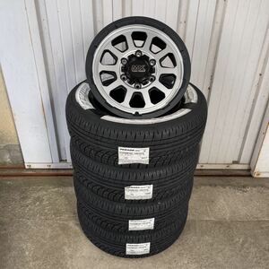 マッドクロスレンジャー◆ヨコハマパラダ215/65R16C PA03 200系ハイエースレジアス　4本セットホワイトレター　マッドシルバー