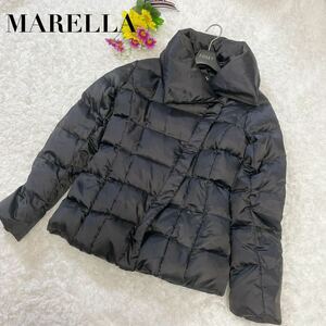 未使用級☆MARELLA マレーラ マックスマーラ MaxMaraダウンジャケット 黒 L アウター 