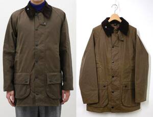 【美品】BARBOUR バブアー SL Beaufort Jacket ビューフォートジャケット 36 ブラウン 茶 オイルドジャケット