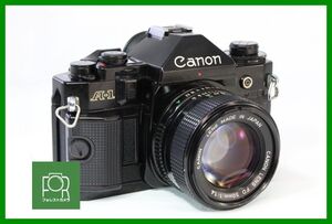 【同梱歓迎】実用■キヤノン Canon A-1±NEW FD 50mm F1.4■■シャッター全速・露出計完動・鳴きなし・割れなし■MMM1315