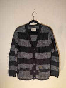 NEIGHBORHOOD ネイバーフッド DIP/MW-CARDIGAN.LS サイズM ニット カーディガン セーター ブラックxグレー