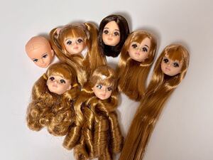 タカラ ジェニー ジェニーフレンド ヘッド セット ジャンク ドール jenny doll 人形 ジェニーフレンド ヘッドのみ