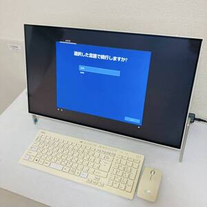 FUJITSU 富士通 FH52/B2 Celeron 3865U メモリ4GB HDD1TB Win10 デスクトップパソコン 初期化済み/Y01-33