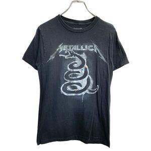 METALLICA 半袖 プリント Tシャツ Sサイズ メタリカ ブラック コットン 古着卸 アメリカ仕入 t2407-4346