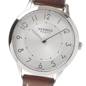 エルメス HERMES CA2.210 スリム ドゥ エルメス クォーツ レディース 内箱・保証書付き_821204