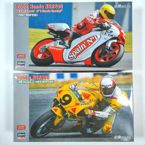 1円~未組立 ハセガワ 1/12 ホンダ NSR250 2002 Team Spain WGP250/NSR500 HB Honda1989 WGP500 ロードレース世界選手権 バイク プラモデル 