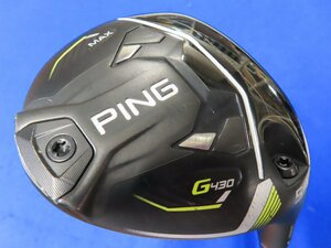 【中古】PING（ピン）2023 G430 MAX（マックス）フェアウェイウッド 5W（18°）【S】ALTA J CB BLACK（ブラック）