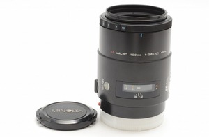 【 良品 】ミノルタ MINOLTA AF 100ｍｍ F2.8 MACRO SONY 望遠単焦点マクロレンズ Aマウント◆ ⑥9D5T145 e