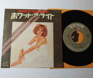 EP リンダ・G・トンプソン・フロム・シルバー・コンベンション ホワット・ア・ナイト LINDA G. THOMPSON JET-2372 ディスコ DISCO