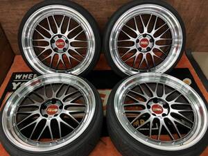 ◆程度良好品♪希少４本同サイズ!!BBS LM LM186 20インチ 10J+38 114.3-5H◆NITTO INVO 235/30-20＆245/30-20◆