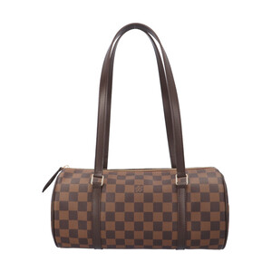 ルイヴィトン パピヨン30 ダミエ ショルダーバッグ ダミエキャンバス N41210 ブラウン レディース LOUIS VUITTON 中古 美品