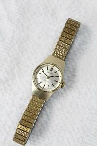 【1025C】(3029) SEIKO セイコー 腕時計 手巻き 稼働品 Spesial 23 JEWELS スペシャル23 ゴールド 1140-0160 伸縮ベルト 中古現状品